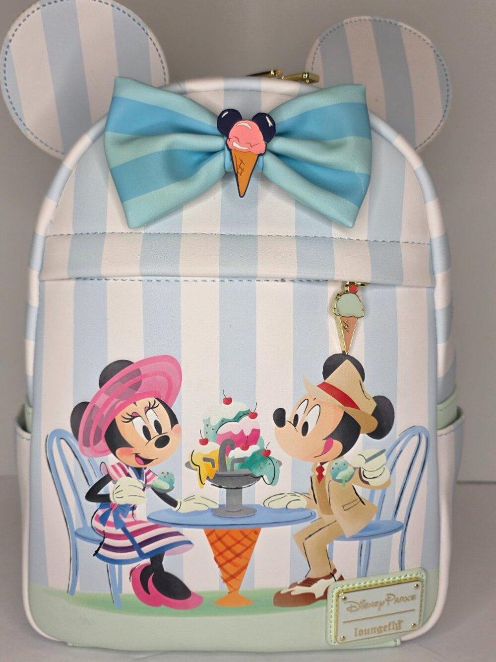 Disney Loungefly Beach Club Resort Mickey & Minnie Backpack Scented